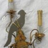 1970' Pair Wall Lamp has the Parakeet Style Baguès - Image 5