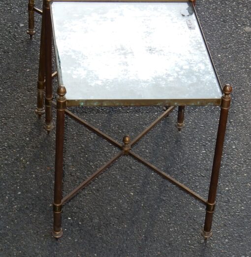 1950/70'  Pair of End of Sofa in the Style of  Maison Bagués 41 X 32 cm - Image 7