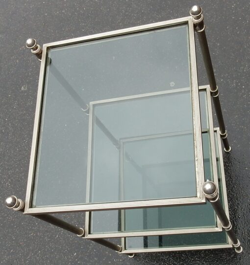 1970' End of Sofa 3 trays 32 X 32 cm - Image 5