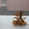 1970 'Pair Of Coral Decor Lamps Gilt Bronze And Amethyst By Boeltz - Image 2