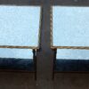 1950/70' Pair of Ends of Sofa  Maison Charles, Top In Mirror 58 X 37 cm - Image 6