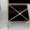 1950/70' Pair of Shelves has 3 levels Maison Bagués With Black Opaline - Image 7