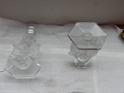 1950/70 Pair of lamps signed LALIQUE - Image 2