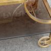 1950/70 'Brass Rolling Bar With Sliding Trays Style Maison  Jansen - Image 7