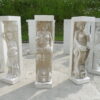 1950/70 'Set of 12 Antique White Marble Statues - Image 3