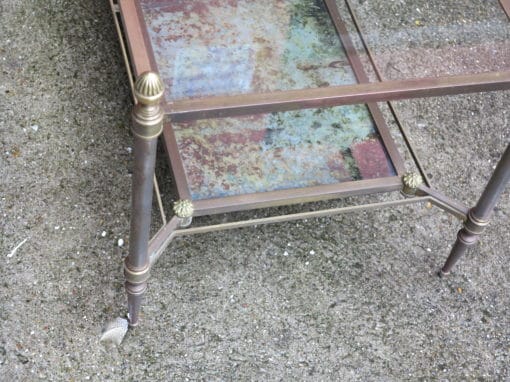 1960/70' Coffee table Maison Jansen 94 x 49 - Image 4