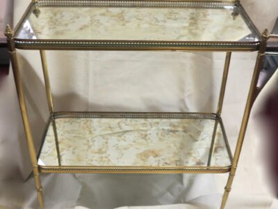 Shelf in brass with gallery Maison Bagués