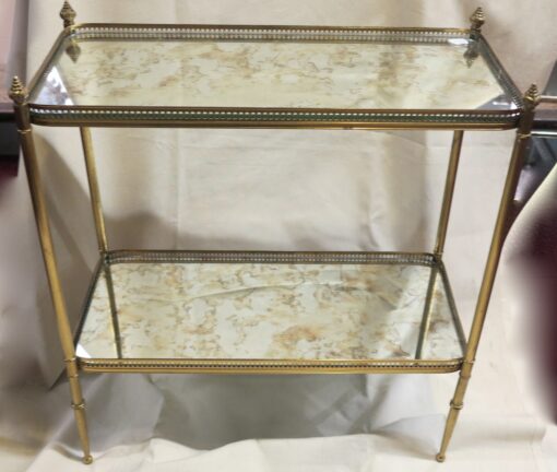 Shelf in brass with gallery Maison Bagués