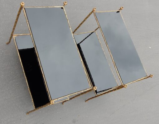 1970 Pair Of Tables in Bronze Maison Charles 74 X 38 cm - Image 4