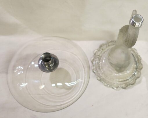 Pair Crystal cup of Baccarat to the Delphin - Image 8