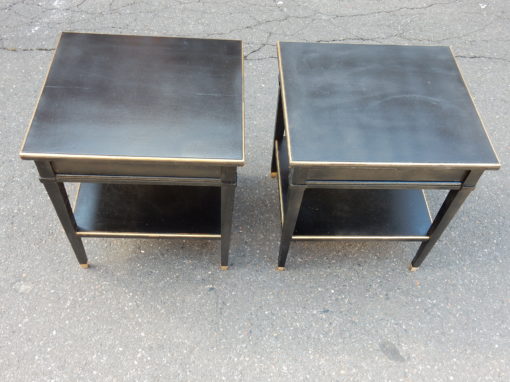 1950/70 'Pair Of End Of Sofa  China Lacquer Or painted Style Maison Jansen Tray 42.5 X 38.5 cm - Image 4