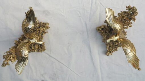 Coffee table guilted brass eagles of Boeltz for Roméo Paris - Image 3