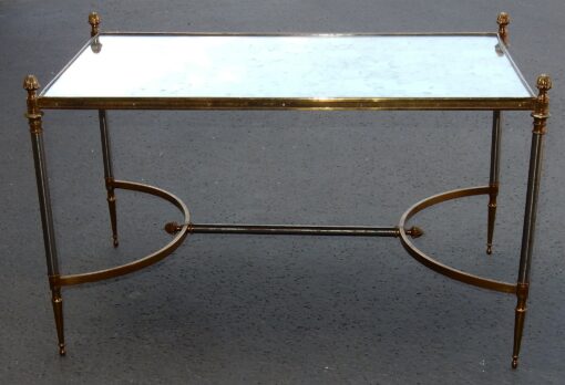 1950/70' Coffee Table Maison Jansen 80 x 49 cm - Image 5