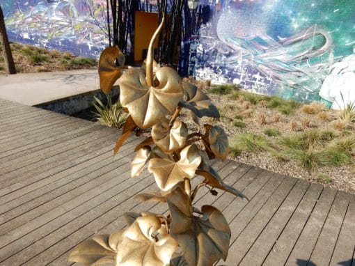 1970' Floor Lamp In the Foliage H 2m00 - Image 8