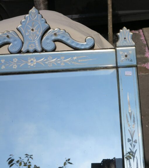 Mirror rectangle Venice with front wall and cabochons and pilasters - Image 4