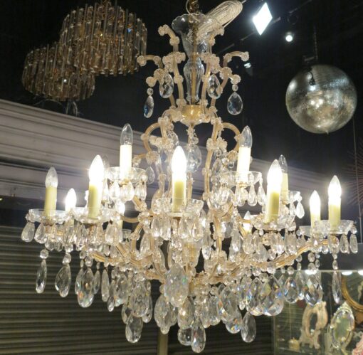 Lustre cage style venise 15 lumieres