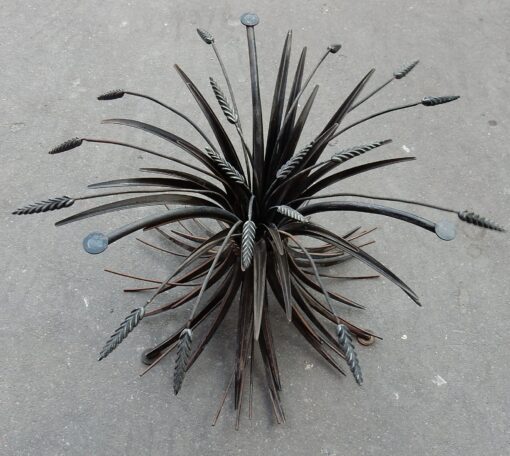 1970' Pedestal Table Pair or Pair of Coffee Table Sheaf of Wheat style Coco Chanel