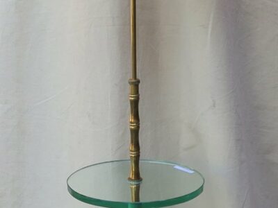 1970' Lamppost in brass with tablet style Maison Malaber