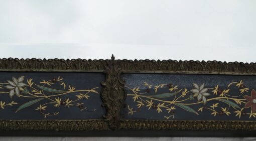 Miroir Napoléon 3 , cadre bronze , émaillé sur cartouches en miroir noirci – Image 6