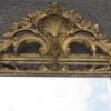 1880' Mirror Parecloses Mercury with Shell Gilted with Sheet of Gold 123 x 87 cm - Image 6