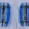 1950/70' Paire d appliques bleues style Fontana Arte