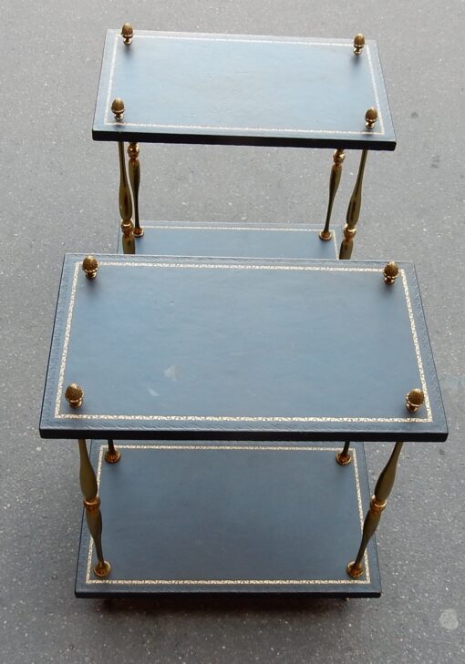1950/70' Pair End of Sofa Style Maison Baguès Amounts in Brass In the Style of Empire - Image 2