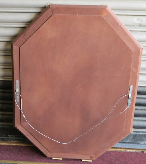 Miroir octogonal Veronése avec parecloses en miroir vieilli et oxydés – Image 7