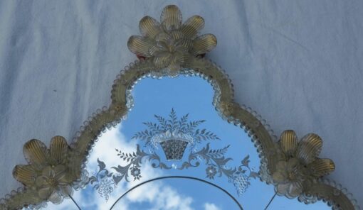 Miroir Murano aux oiseaux Lyre – Image 4