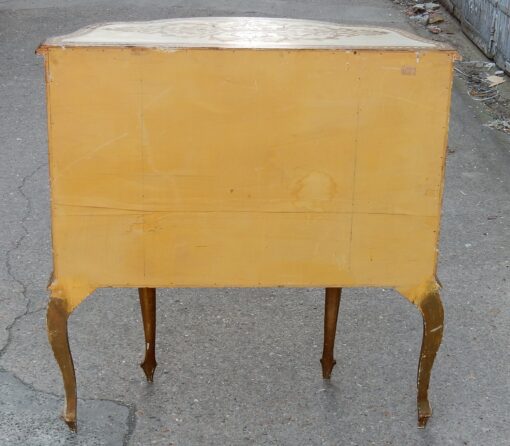 1970' Buffet Arbaléte 4 Portes Bois Doré Style Renaissance Italienne – Image 2