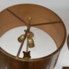 1950/70  Paire de Lampes Aux Colonnes Coryntiennes en Laiton et Bronze Signées Charles – Image 7