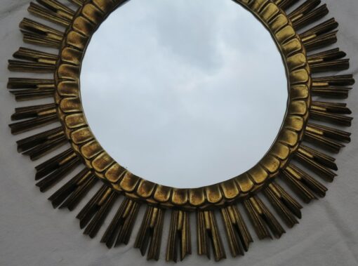 gilded mirror sun resin 61 cm - Image 3