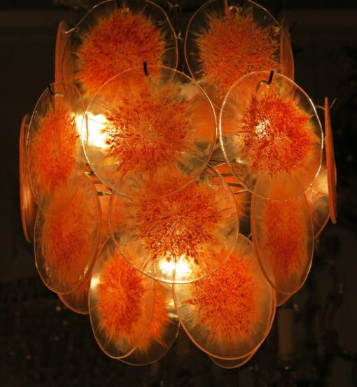 1970' Lustre Venini Style Vistosi 26 Pièces – Image 2