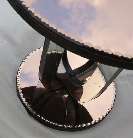 Pedestal table art deco mirror copered color - Image 5