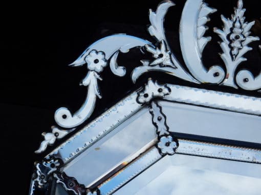 1880/1900 Miroir St Louis XIV a Pareclose Tain Argentique 114 X 72 – Image 4