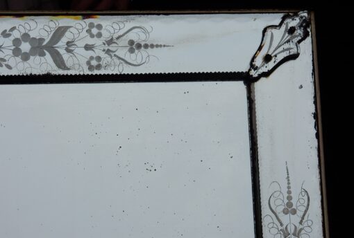 1900' Miroir Venise à Fleurs 162 x 120 cm – Image 6
