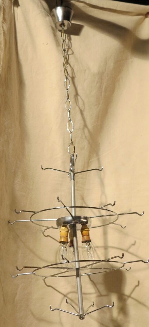 1950/70' Lustre Vistosi 24 Cristaux Opalescent – Image 2