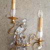 1970' Pair Wall Lamp has the Parakeet Style Baguès - Image 8