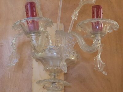 Pair of sconces Murano