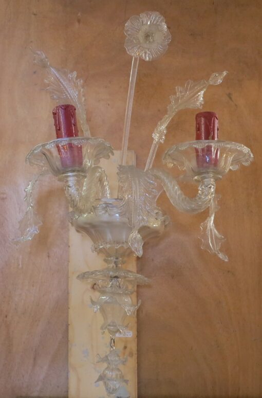 Pair of sconces Murano