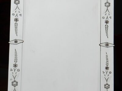 1950 'Venice mirror with Flowers 139  X 79 cm