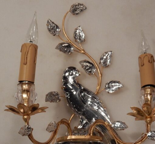1970' Wall Lamp has the Parakeet Maison Bagués - Image 6