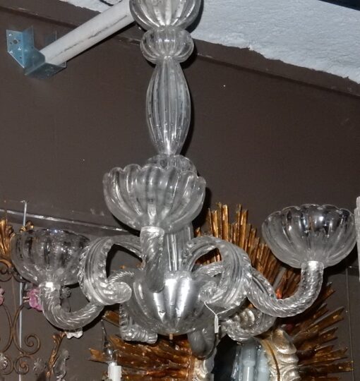 1950 "Chandelier Barovier 4 Arms of Light - Image 7