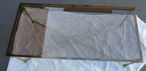 Coffee table metal gilded with spacer - Image 2