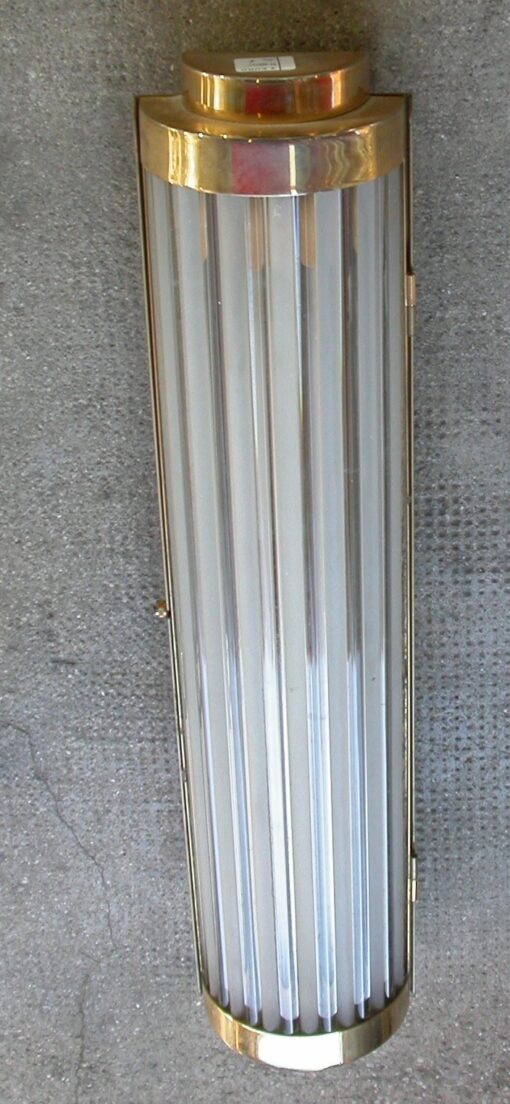 Series of 8 Sconces with Glass Tubes Style Genet Michon - Image 4