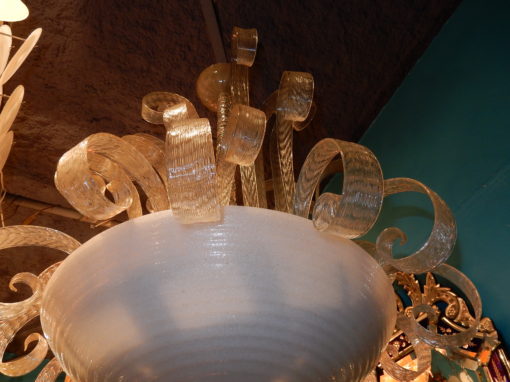 1950/70 Chandelier Jet of Water Véronèse Murano - Image 3