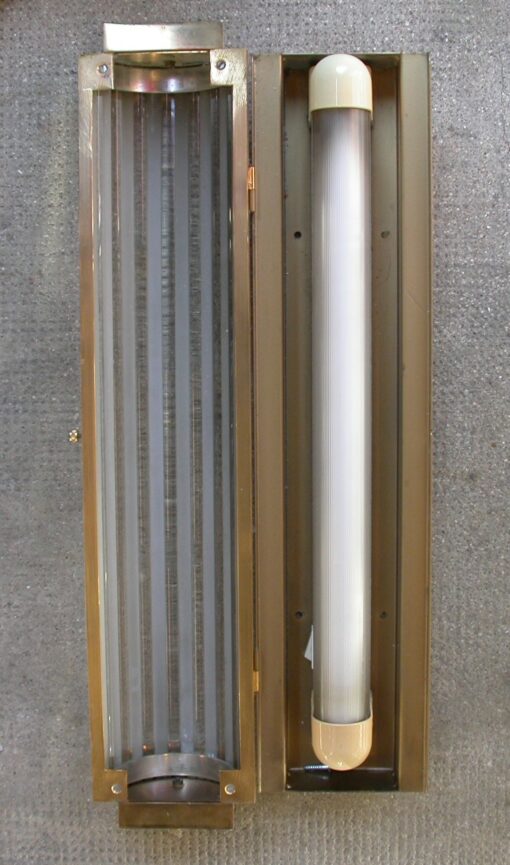 Series of 8 Sconces with Glass Tubes Style Genet Michon - Image 2