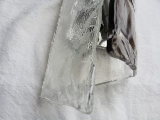 1960/70 Pair Sconces Glass 2 Colour Kalmar - Image 6