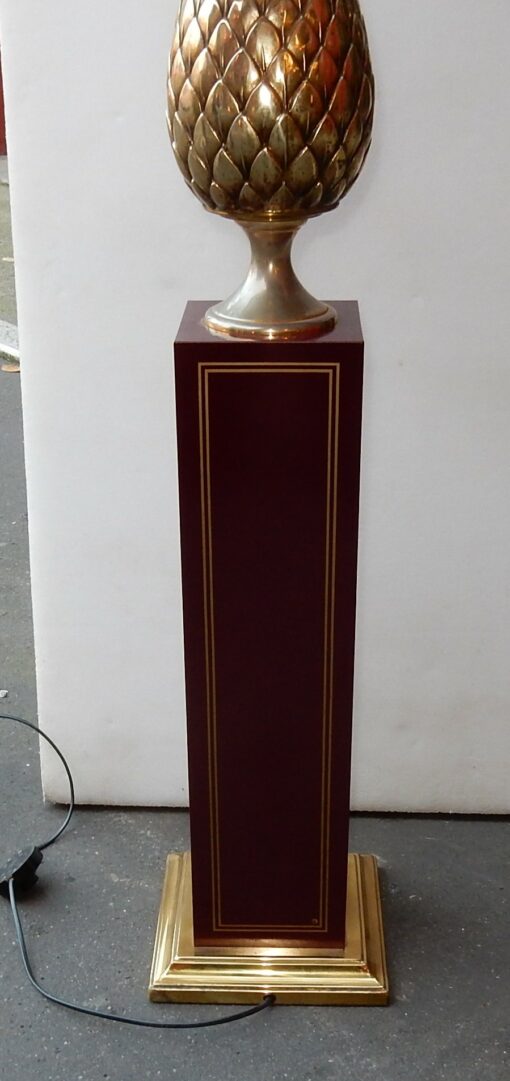 1970' Floor Lamp in the Style of Lancel With Pin Apple - Image 2