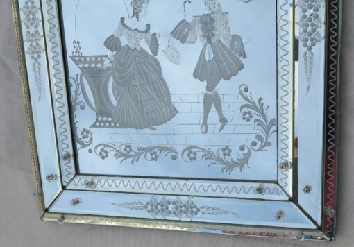1950/70' Miroir Vénitien Romantique – Image 5