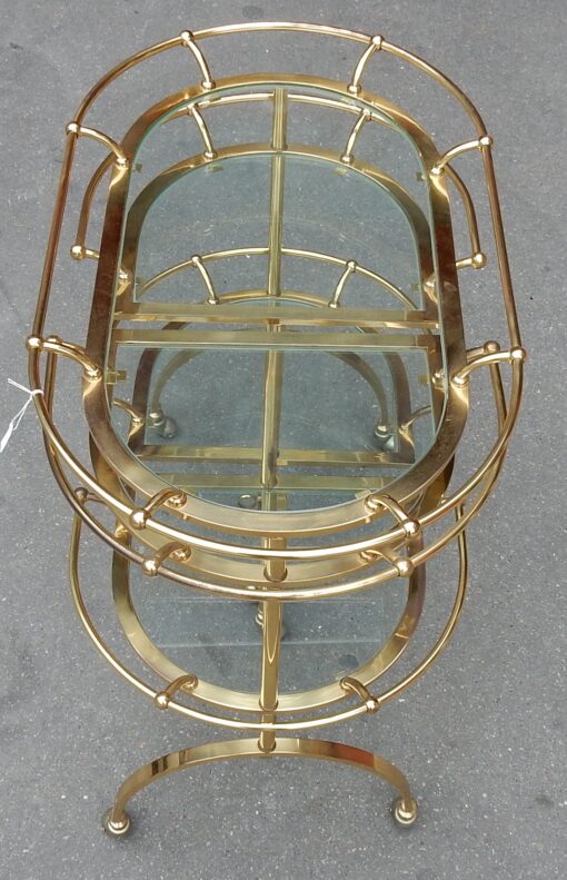 1970 'Modular Rolling Bar Polished Brass - Image 2